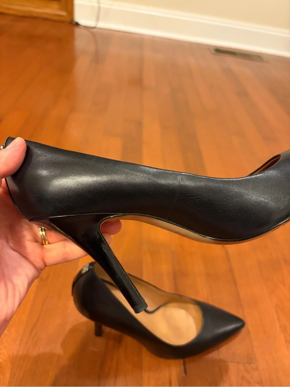 Coach | Classic Black Pointed-Toe Stiletto Pumps 4in